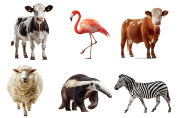 Assortment of Animals: A captivating assortment of diverse animals captured in vivid detail, bringing the beauty and variety of the animal kingdom to life.