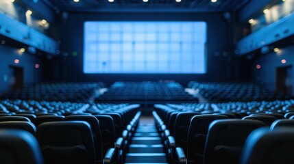 Empty Cinema Hall Awaits the Next Show