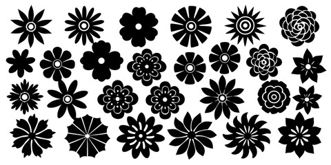 Black Floral Pattern Design
