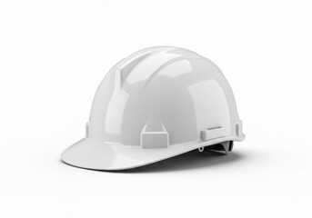 Fototapeta premium white color Construction Hard Hat Mockup 
