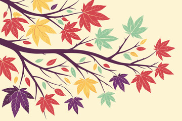 Fototapeta premium autumn leaves background