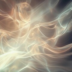 Ethereal Drift Gentle ethereal flows of light that create a tranquil abstract scene soft and serene