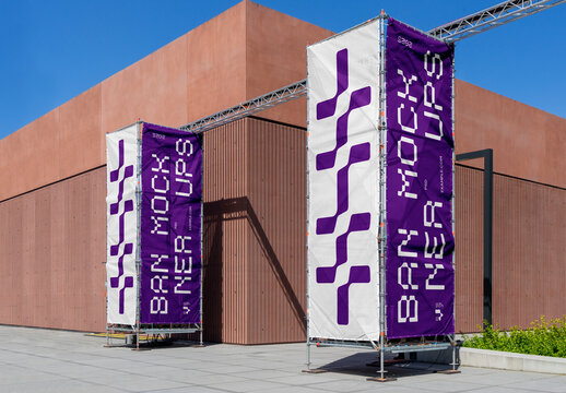 Construction Banners Mockup
