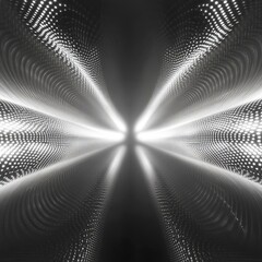 Infinite Reverberation II Repeating patterns of soft echoing light that fade into infinity meditative and deep
