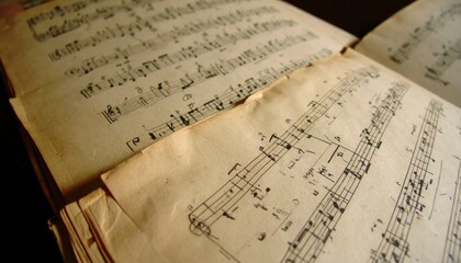 Old musical scores