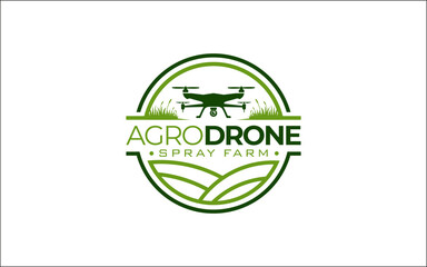 Illustration graphic vector of a drone spray technology logo design template