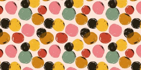 circle water color paint isolated