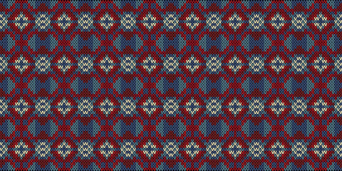 Traditional christmas knitting