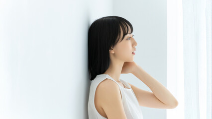 Obraz premium 若い日本人女性の美容イメージ