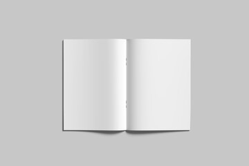 A4 Catalog Brochure Blank Mockup Template