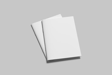 A4 Catalog Brochure Blank Mockup Template