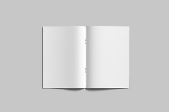 A4 Catalog Brochure Blank Mockup Template