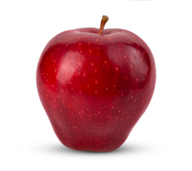 apple isolated on transparent png ( Image from camera)
