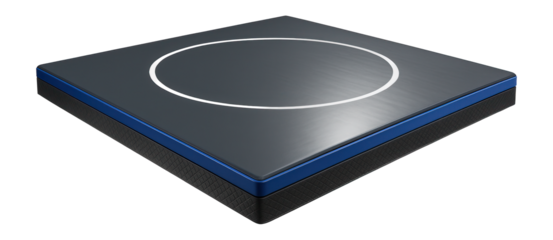 Polyethylene wrestling mat with smooth surface for collegiate competitions