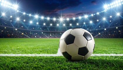 soccer ball on green grass