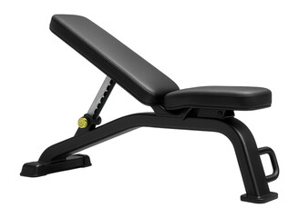 High-capacity bench with wide back support for weightlifting sessions