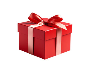 Obraz premium red gift box