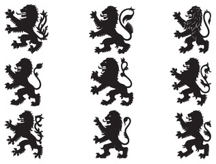 LION SYMBOL SILHOUETTE