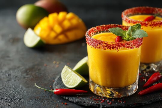 Festive Mangonada Cocktail Delight