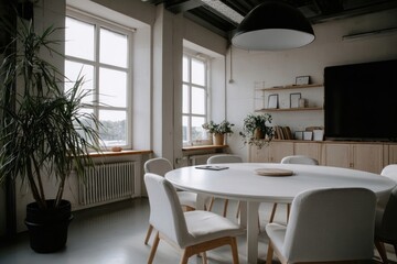 Obraz premium Bright, modern conference room