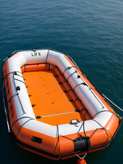 Life raft emergency equipment ship boat