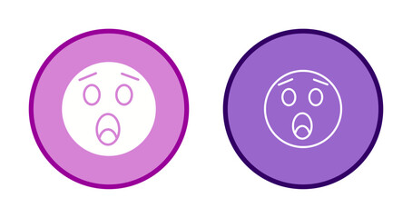 Astonished Face Icon Design