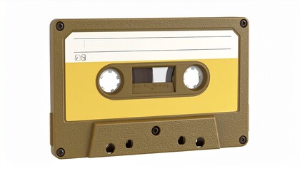 Obraz premium cassette tape isolated on white