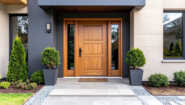 Fototapeta entrance to the house