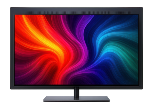 48-inch OLED TV with vibrant color display and a minimalist tabletop base