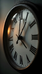 Close up of an Old clock face

