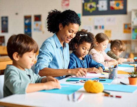 Classroom art activity