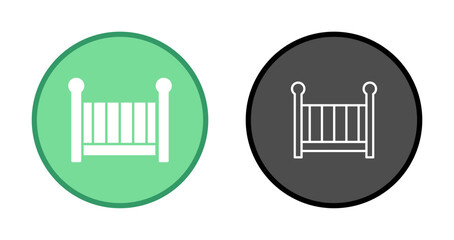 Nursery Cots Icon Design