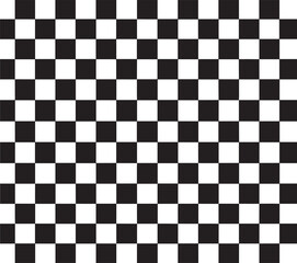 Fototapeta premium Checkered Frame Black Vector | Rectangle Silhouette Illustration