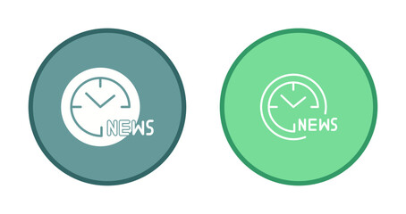 News Hour Icon Design