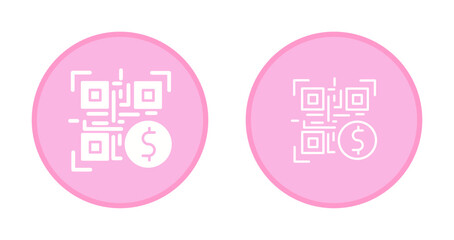 QR Code Payment Icon Design