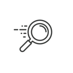 Fast Search Magnifying Glass Icon