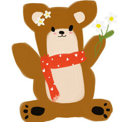 baby cute bear brown teddy funny happy 