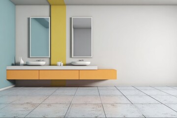 Fototapeta premium Modern bathroom interior design (1)
