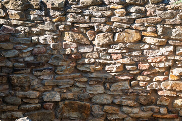 Backgrounds of the old stone wall.