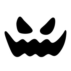 Halloween ghost horror expression illustration