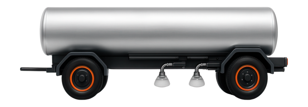 Low-profile airport refueler with underwing fueling nozzles