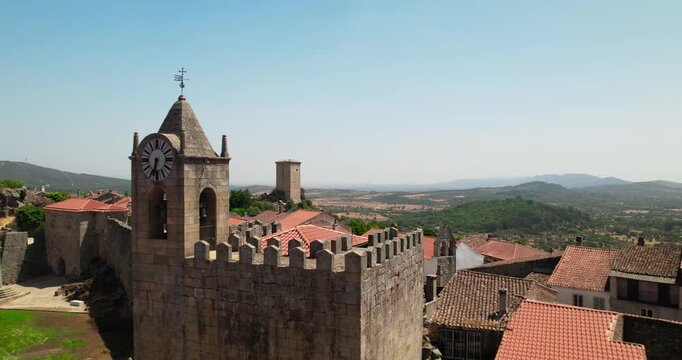 Aerial View of Penamacor Castle, Guarda district, Portugal