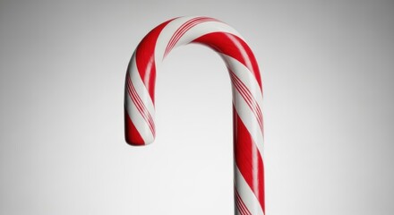 Fototapeta premium Classic Candy Cane: A Festive Holiday Treat