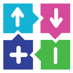 SWOT analysis Icon Set 