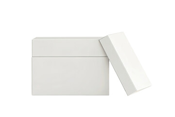 White packaging gift box - 3d rendering mock up.
