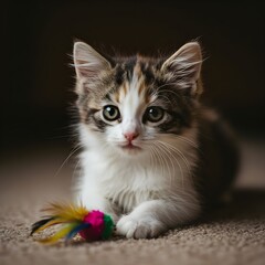 Precioso y lindo gatito bebé