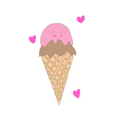 ice cream cone cartoon funny