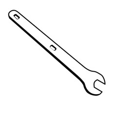 wrench on a white background