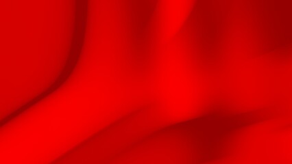 smooth vibrant red fabric texture with flowing gentle folds and rich color depth