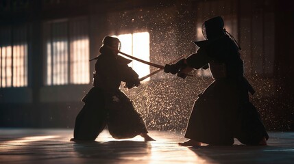 剣道の面打ち、決定的瞬間